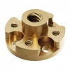 אום לבורג הנעה 8mm, תנועה של 8 מ"מ לסיבוב - תבנית חורים goBILDA