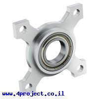 חיבור מיסב שטוח (40x40mm) לציר 12 מ"מ