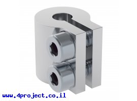 תמונה של מוצר מצמד קשיח מתהדק 5 מ"מ - 8 מ"מ - ברגים M4