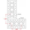 פרופיל אלומיניום של Actobotics - אורך 15.0" (381 מ"מ)