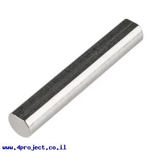מוט פלדה 1/4" (6.35 מ"מ) בצורת D - אורך 1.50" (38.1 מ"מ)