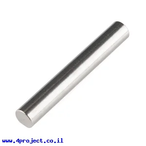 מוט פלדה 1/4" (6.35 מ"מ) בצורת D - אורך 1.75" (44.45 מ"מ)