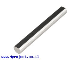 תמונה של מוצר מוט פלדה 1/4" (6.35 מ"מ) בצורת D - אורך 2.00" (50.8 מ"מ)