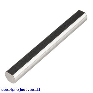 מוט פלדה 1/4" (6.35 מ"מ) בצורת D - אורך 2.00" (50.8 מ"מ)