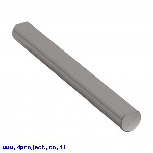מוט פלדה 1/4" (6.35 מ"מ) בצורת D - אורך 2.25" (57.15 מ"מ)