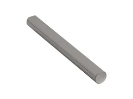 תמונה של מוצר מוט פלדה 1/4" (6.35 מ"מ) בצורת D - אורך 2.50" (63.5 מ"מ)