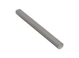 תמונה של מוצר מוט פלדה 1/4" (6.35 מ"מ) בצורת D - אורך 3.00" (76.2 מ"מ)