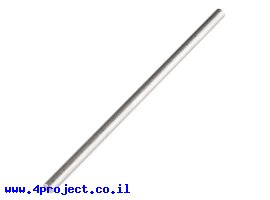 תמונה של מוצר מוט פלדה 1/4" (6.35 מ"מ) בצורת D - אורך 6.00" (152.4 מ"מ)