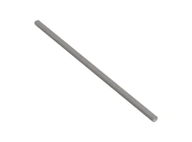 תמונה של מוצר מוט פלדה 1/4" (6.35 מ"מ) בצורת D - אורך 9.00" (228.6 מ"מ)