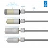 מצמד קשיח מתהדק 1/4" (6.35 מ"מ) - 1/4" (6.35 מ"מ)