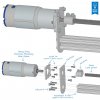 מצמד קשיח מתהדק 1/4" (6.35 מ"מ) - 1/4" (6.35 מ"מ)