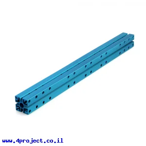 פרופיל אלומיניום 24x24 מ"מ - אורך 312 מ"מ - דגם קודם