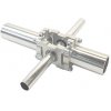 רכזת מתהדקת לתבנית חורים 1.50" לציר 1" - חיבור קדמי ללא הברגה