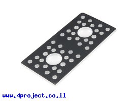 תמונה של מוצר חיבור שטוח כפול לפרופיל 1.50"