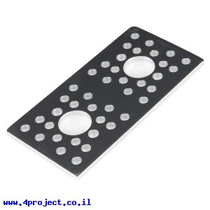 חיבור שטוח כפול לפרופיל 1.50"