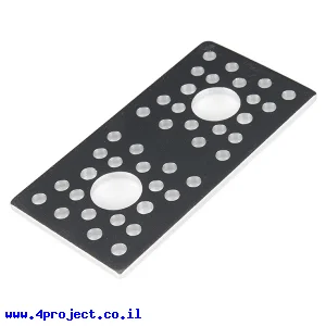 חיבור שטוח כפול לפרופיל 1.50"