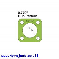 "תבנית 0.770 אינצ' של Actobotics"