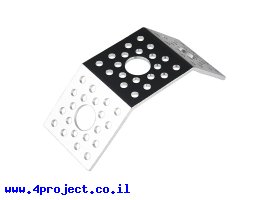 תמונה של מוצר חיבור 45 מעלות כפול לפרופיל 1.50"