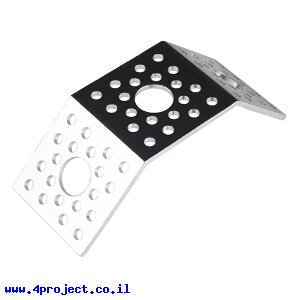 חיבור 45 מעלות כפול לפרופיל 1.50"
