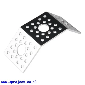 חיבור 45 מעלות כפול לפרופיל 1.50"
