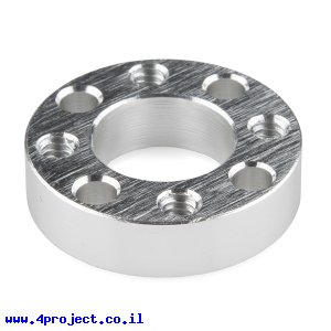 ספייסר לתבנית 0.770" של Actobotics - אורך 1/4" (6.35 מ"מ)