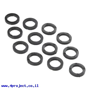 ספייסר פלסטיק 1/4" עובי 1/16" - חבילה של 12