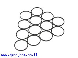 תמונה של מוצר ספייסר פלסטיק 1" עובי 1/16" - חבילה של 12