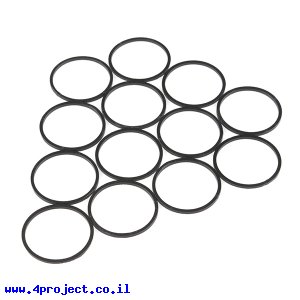 ספייסר פלסטיק 1" עובי 1/16" - חבילה של 12