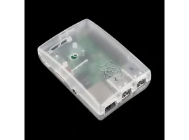תמונה של מוצר מארז פלסטיק לכרטיסי Raspberry PI דגם B+ - שקוף