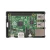 מארז פלסטיק לכרטיסי Raspberry PI דגם B+ - שחור