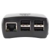 מארז פלסטיק לכרטיסי Raspberry PI דגם B+ - שחור