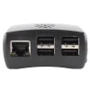 מארז פלסטיק לכרטיסי Raspberry PI דגם B+ - שחור
