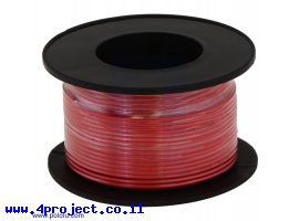 תמונה של מוצר חוט רב גידי גמיש - AWG20 - אדום - 12 מטר