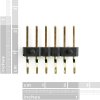 מחבר שורה זכר - 1x6 שוכב - להלחמת SMD