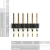 מחבר שורה זכר - 1x6 שוכב - להלחמת SMD