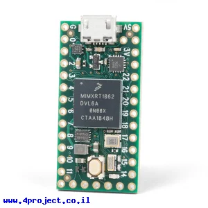 כרטיס פיתוח Teensy 4.0 - ללא מחברים