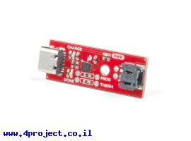 תמונה של מוצר מטען סוללות LiPoly תא אחד פלוס - USB-C