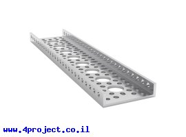 תמונה של מוצר פרופיל אלומיניום goBILDA נמוך סדרה 1121 - אורך 216 מ"מ, 8 חורים