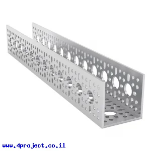 פרופיל אלומיניום goBILDA סדרה 1120 - אורך 312 מ"מ, 12 חורים