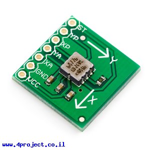 חיישן תאוצה שני צירים +/-1.2g דגם ADXL213AE