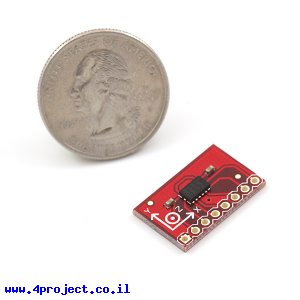 חיישן תאוצה שלושה צירים +/-16g דגם ADXL345 - גרסה קודמת