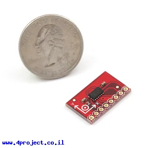 חיישן תאוצה שלושה צירים +/-16g דגם ADXL345 - גרסה קודמת