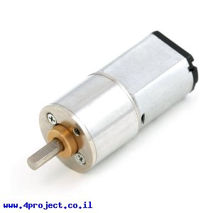 מנוע מיני עם תיבת העברה מתכתית 100:1