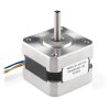 מנוע צעד 200 צעדים, 42x42 מ"מ, 12V/330mA