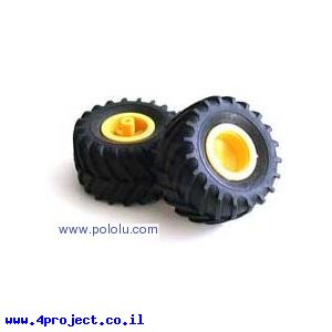 גלגל 70096 Tamiya שטח - 50x30 מ"מ - ערכה של 2