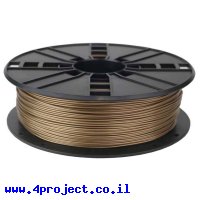 פלסטיק למדפסת תלת-מימד - זהב - ABS 1.75mm