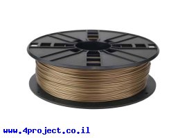 תמונה של מוצר פלסטיק למדפסת תלת-מימד - זהב - ABS 1.75mm