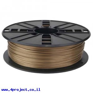 פלסטיק למדפסת תלת-מימד - זהב - ABS 1.75mm