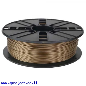 פלסטיק למדפסת תלת-מימד - זהב - ABS 1.75mm