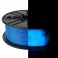 פלסטיק למדפסת תלת-מימד - כחול זוהר בחושך - ABS 1.75mm
